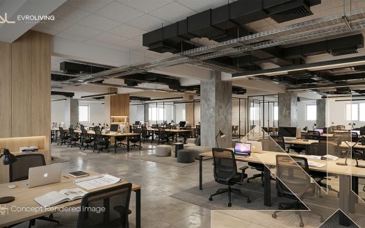 Kati 19 – Zyrë 1100m² me #QIRA në Pejton, Prishtinë